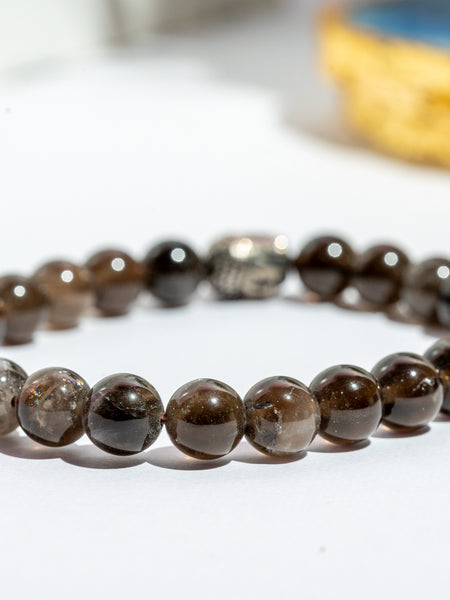 Zen Smoky Quartz Bracelet The Zen Crystals