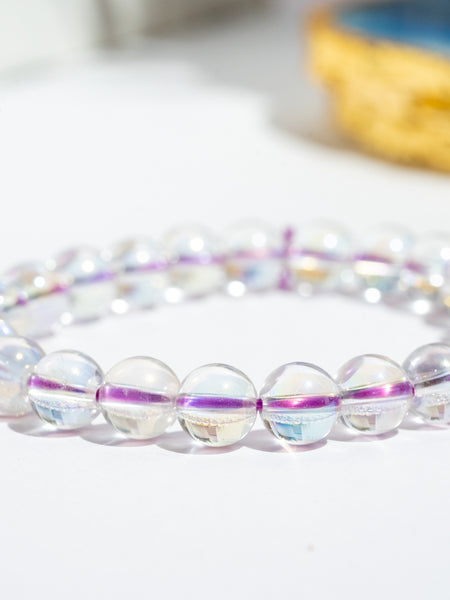 Zen Aura Quartz Bracelet The Zen Crystals