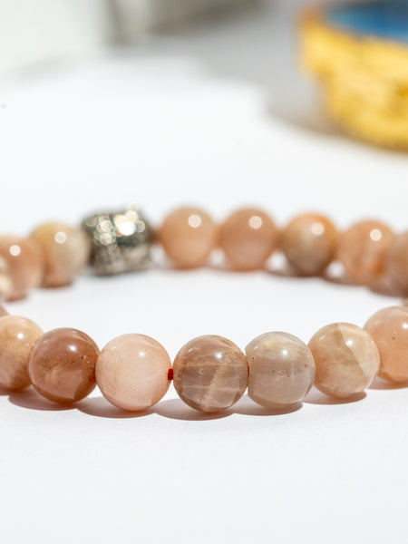 Zen Multi Moonstone Bracelet The Zen Crystals