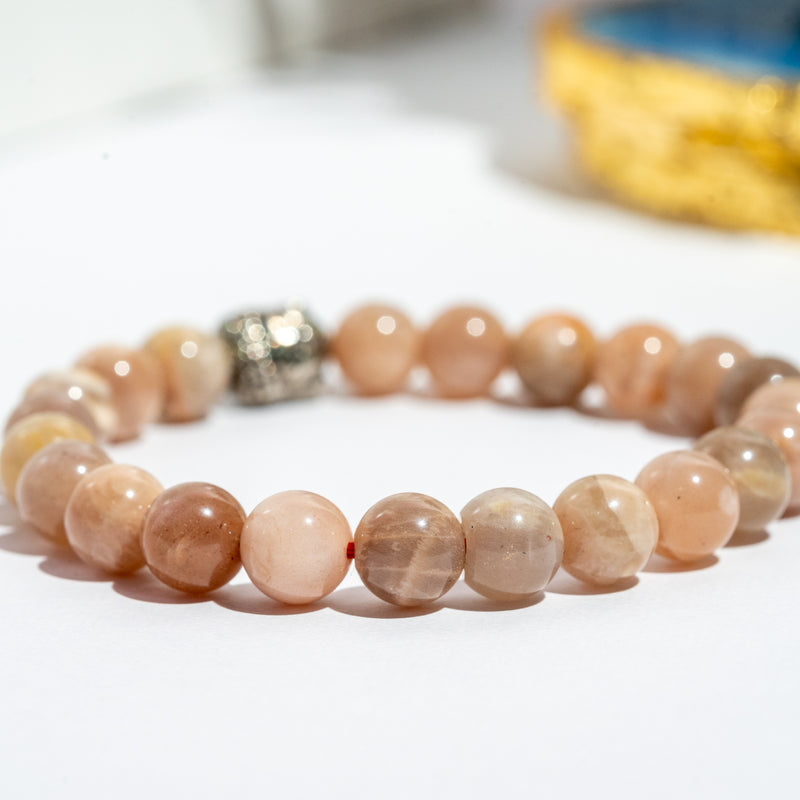 Zen Multi Moonstone Bracelet The Zen Crystals