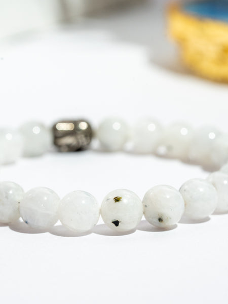 Zen White Rainbow Bracelet - The Zen Crystals