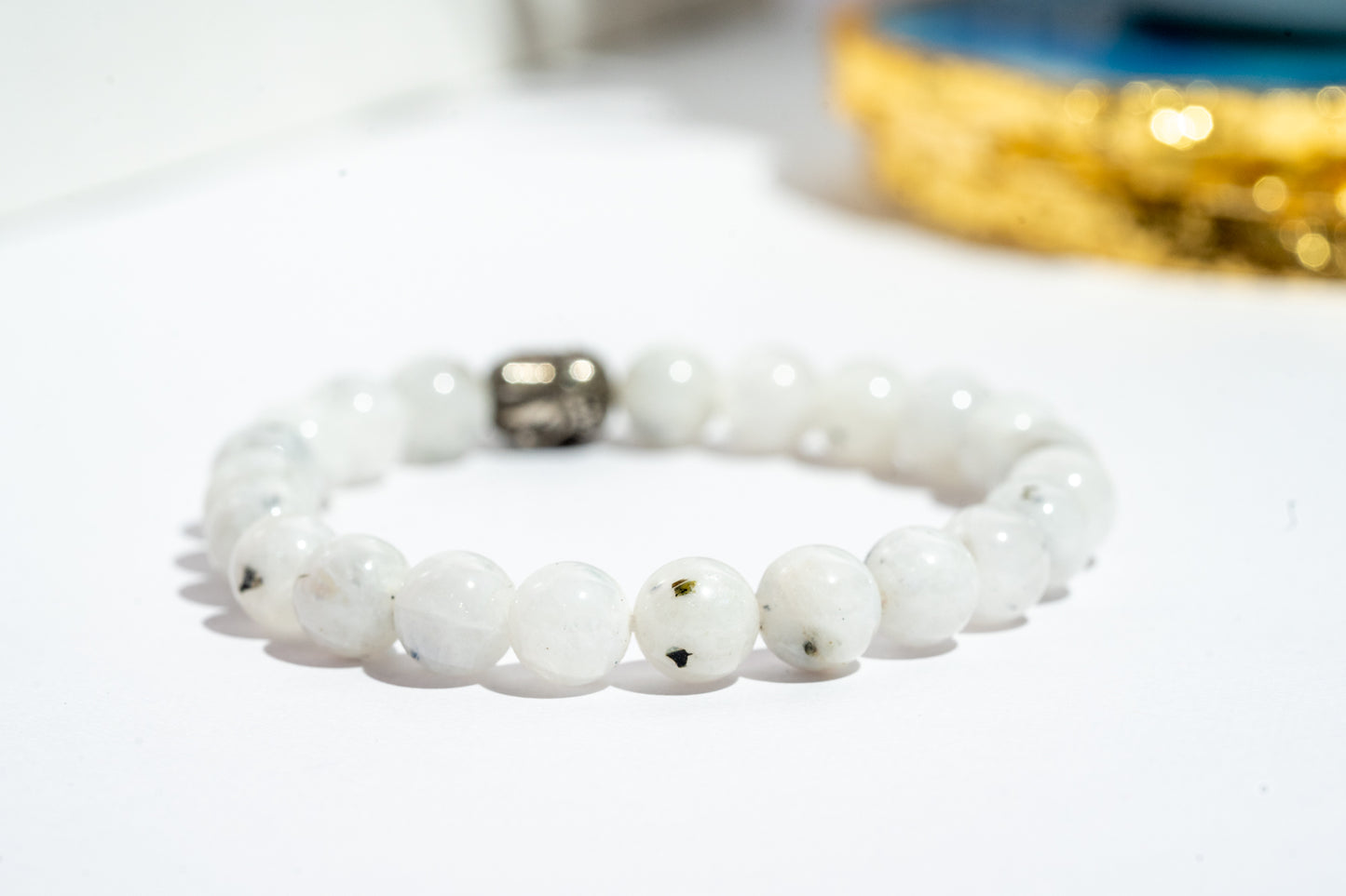 Zen White Rainbow Bracelet - The Zen Crystals