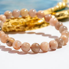 Zen Multi Moonstone Bracelet The Zen Crystals