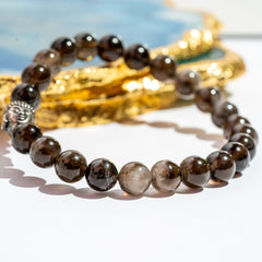 Zen Smoky Quartz Bracelet The Zen Crystals