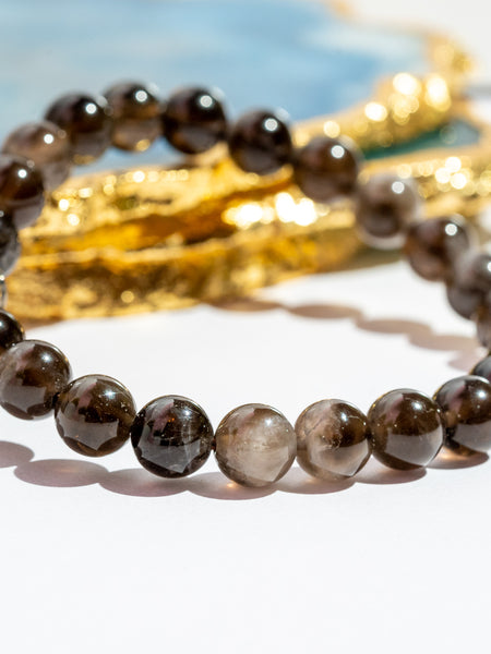 Zen Smoky Quartz Bracelet The Zen Crystals