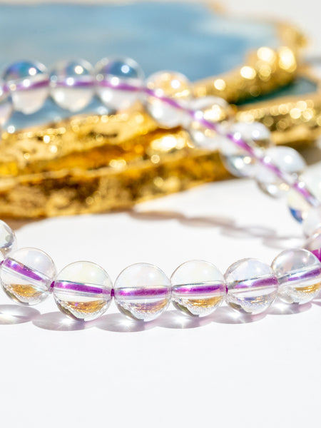Zen Aura Quartz Bracelet The Zen Crystals