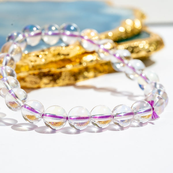 Zen Aura Quartz Bracelet The Zen Crystals