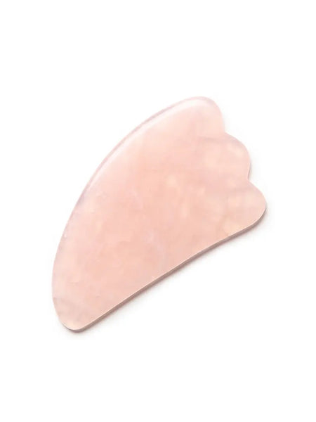 Rose Quartz Feather Gua sha - The Zen Crystals