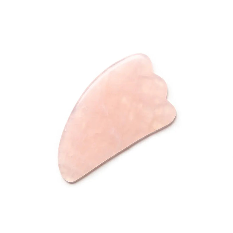 Rose Quartz Feather Gua sha - The Zen Crystals