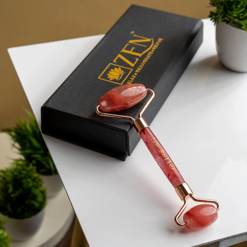 ZEN Red Jasper Face Roller | The Zen Crystals - The Zen Crystals