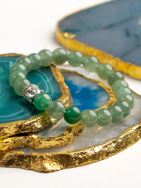 Zen Green Aventurine Bracelet For Emotional Well Being - The Zen Crystals