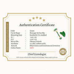 Zen Jade Roller & Gua Sha Set | Authentic & Certified – The Zen Crystals - The Zen Crystals