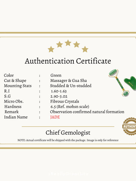 Zen Jade Roller & Gua Sha Set | Authentic & Certified – The Zen Crystals - The Zen Crystals