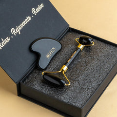 Zen Obsidian Roller & Gua Sha [COMBO] | The Zen Crystals - The Zen Crystals