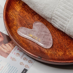 Zen Rose Quartz Gua Sha | Authentic & Certified | The Zen Crystals - The Zen Crystals